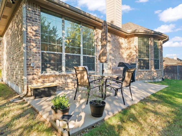 view of patio