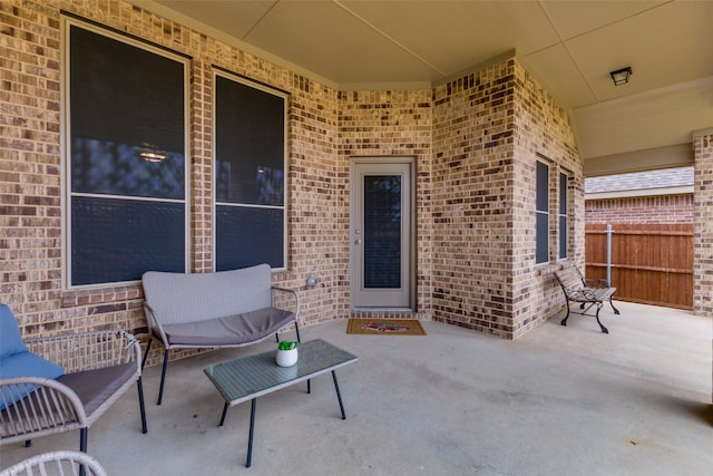 view of patio