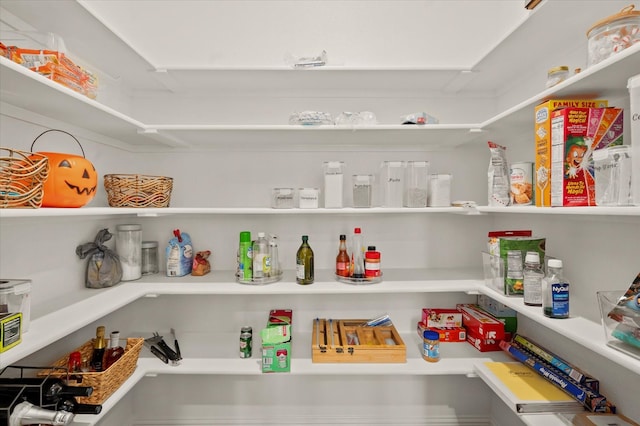 view of pantry