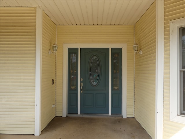 view of entrance to property