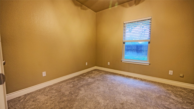 spare room with carpet flooring