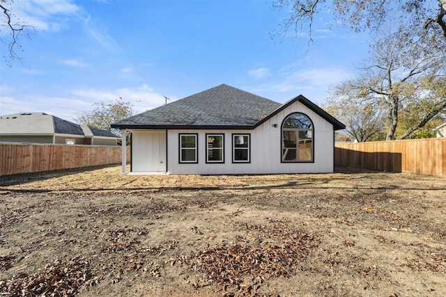 view of rear view of house