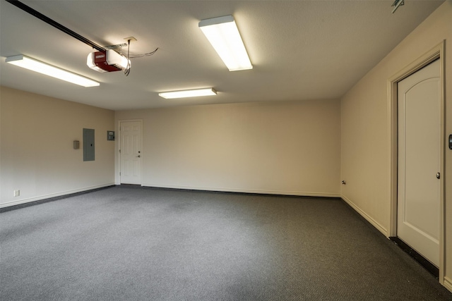 2516 Beefeater Dr, Wichita Falls, TX 76308 - garage featuring electric panel and a garage door opener
