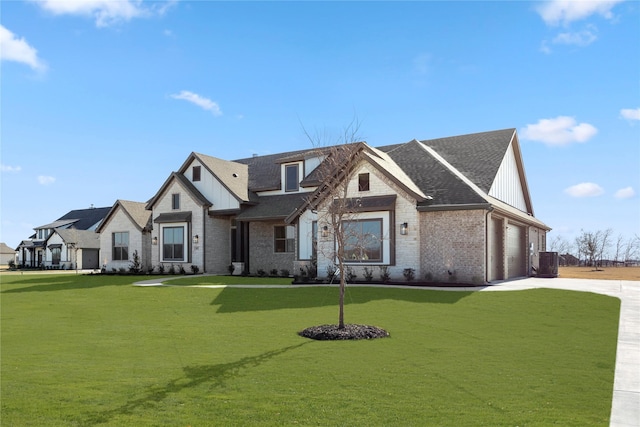 view of front of house with a front yard