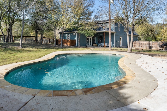 view of pool