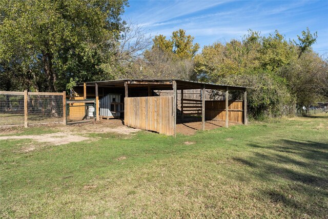 view of stable