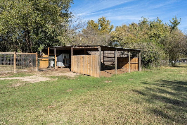 view of stable