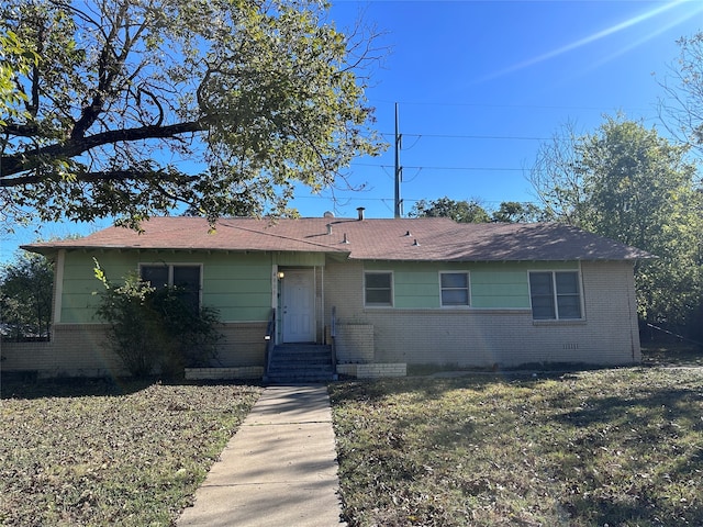 view of ranch-style house