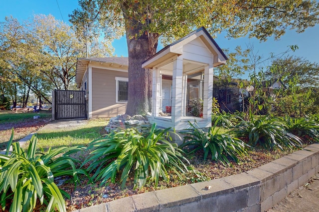 view of bungalow-style house