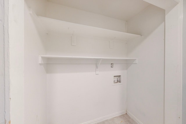 laundry area with washer hookup