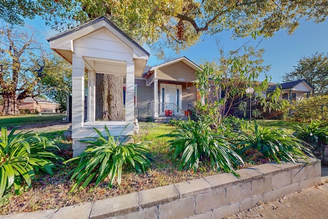 view of bungalow-style house