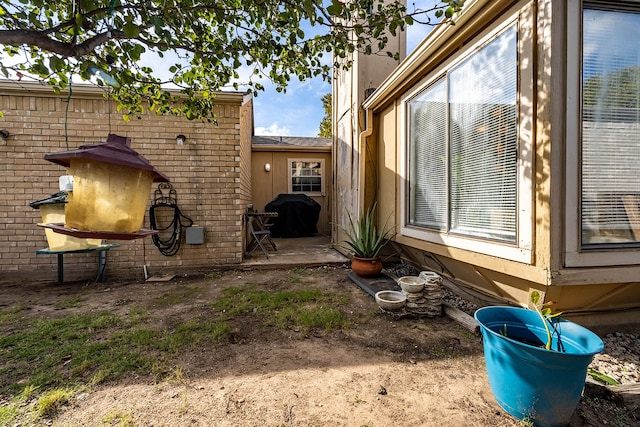 exterior space with a patio area