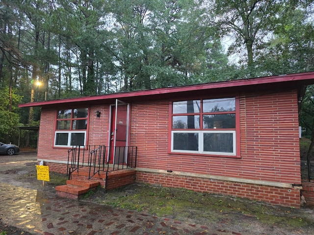 view of front of home