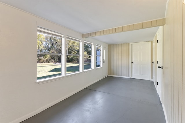 interior space with plenty of natural light