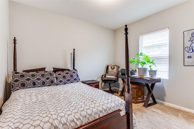 bedroom with carpet flooring