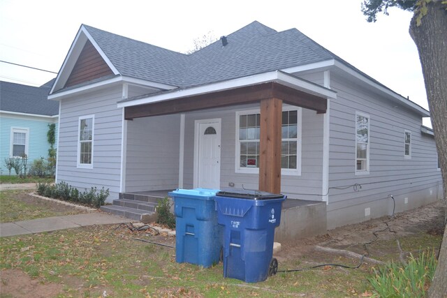 view of front of home