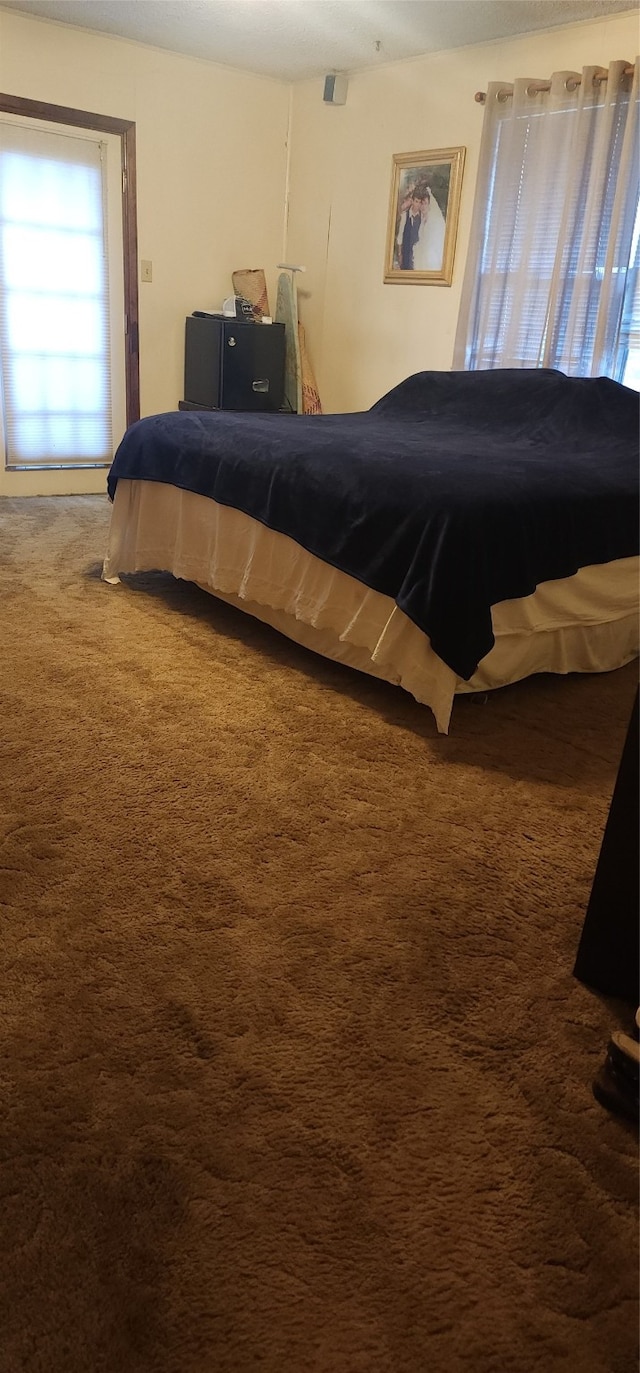 bedroom featuring carpet floors