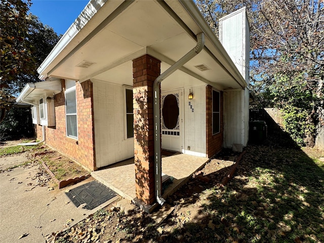 view of entrance to property