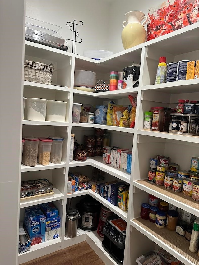 view of pantry