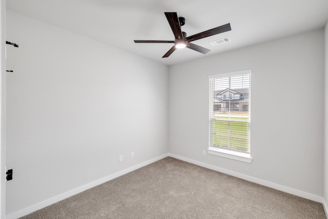 4016-4018 Clovis St, Midlothian, TX 76065 - carpeted spare room with baseboards and a ceiling fan