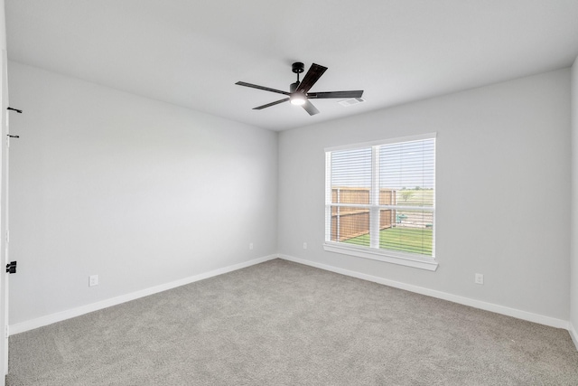 4016-4018 Clovis St, Midlothian, TX 76065 - unfurnished room with carpet floors, a ceiling fan, and baseboards