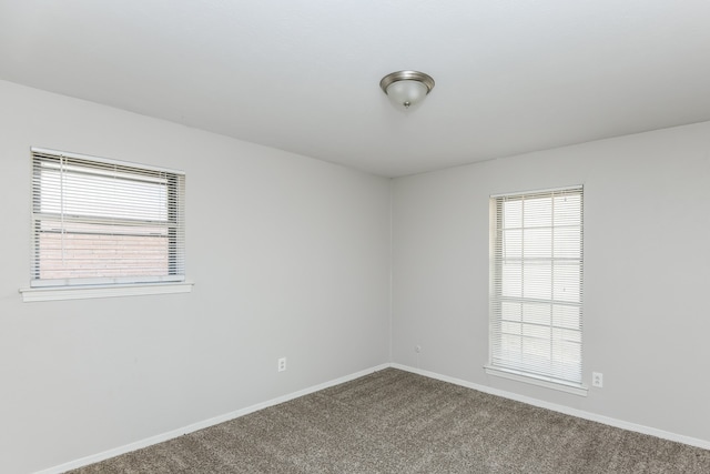 empty room featuring carpet