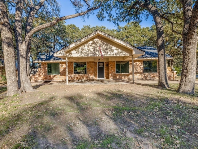 view of ranch-style house