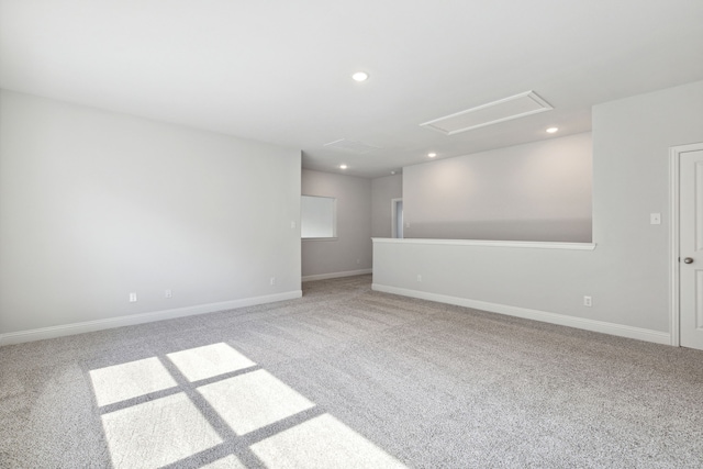 empty room with light carpet