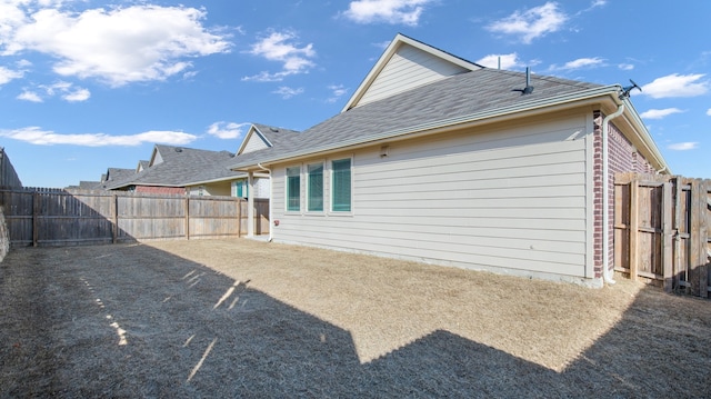 view of rear view of property