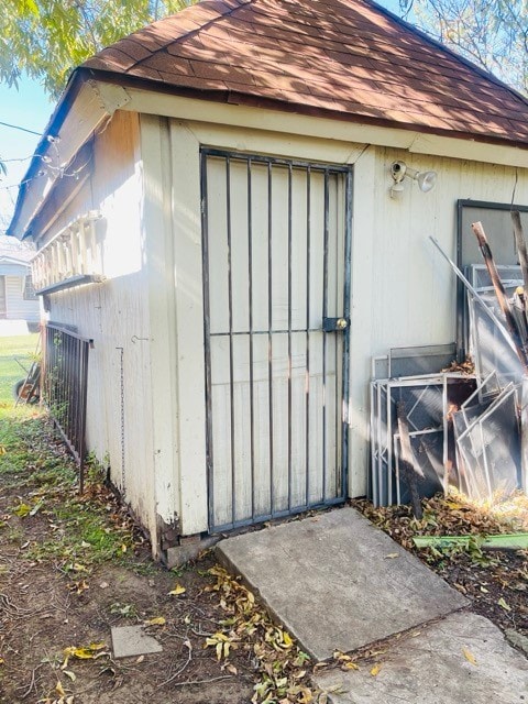 view of outbuilding