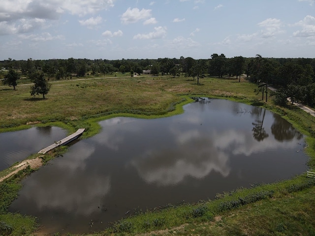 view of water feature