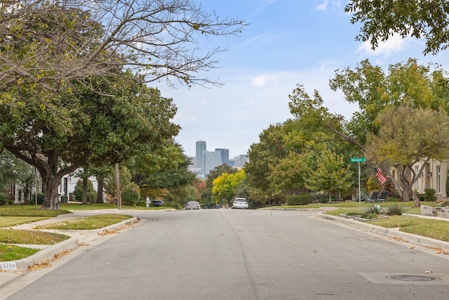 view of street