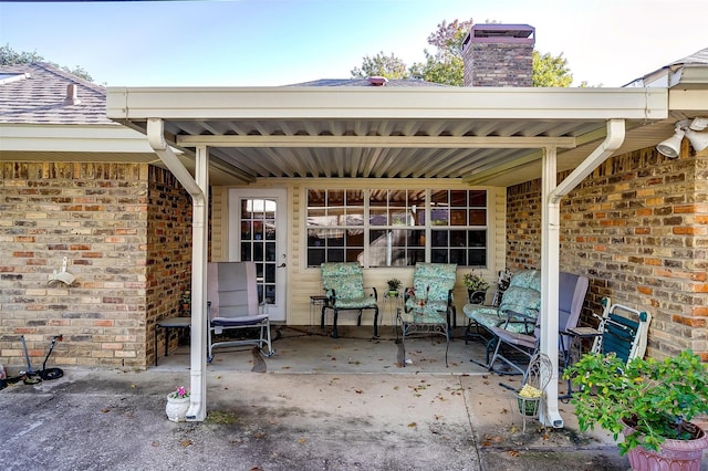 view of patio featuring central air condition unit