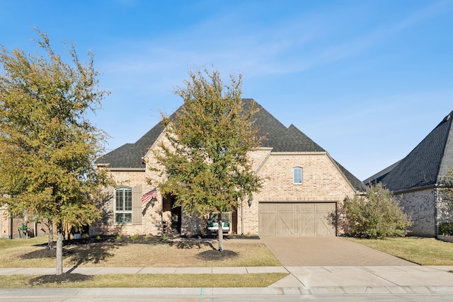 view of french country style house