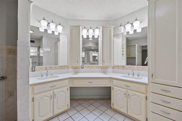 interior space featuring beam ceiling, ceiling fan, high vaulted ceiling, a textured ceiling, and light wood-type flooring