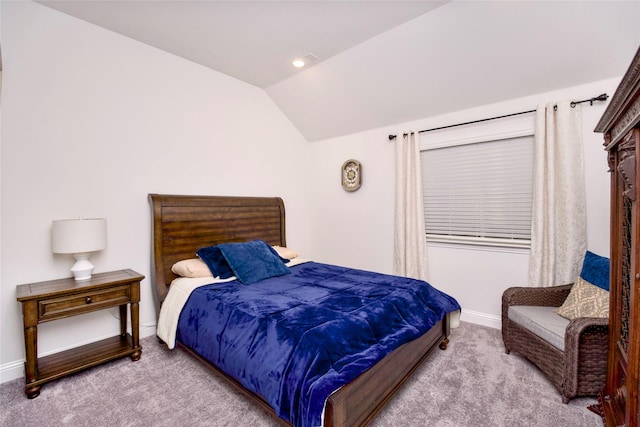 1927 Frediano Ln, Mclendon Chisholm, TX 75032 - bedroom featuring carpet, vaulted ceiling, baseboards, and recessed lighting