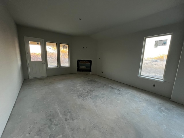 view of unfurnished living room