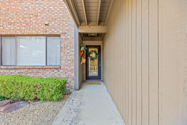 view of property entrance