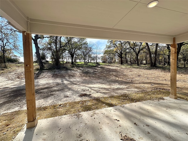 view of yard featuring a patio area