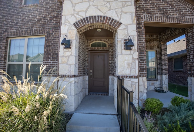 view of entrance to property