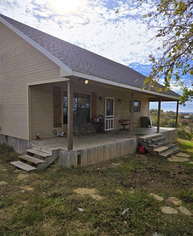 view of rear view of house