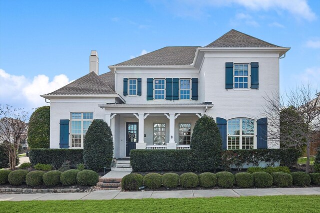 view of front of home featuring a porch