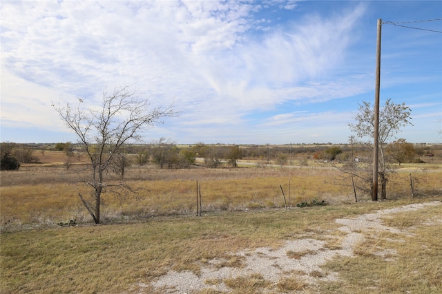 view of nature featuring a rural view