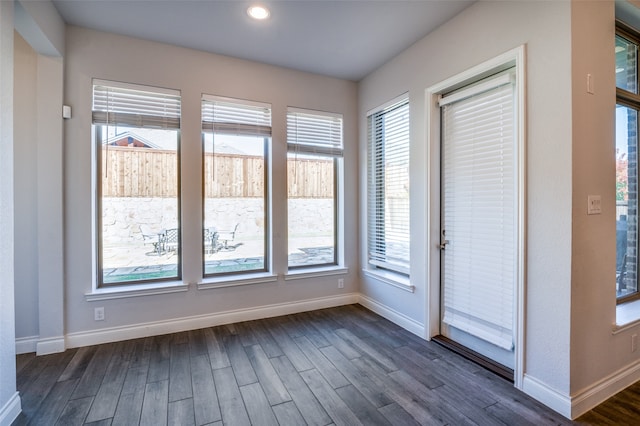 interior space featuring a wealth of natural light