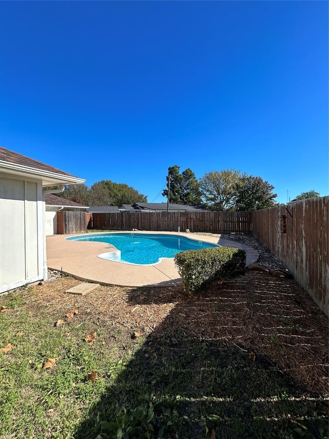 view of pool