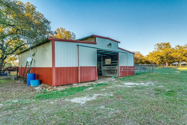 view of outbuilding