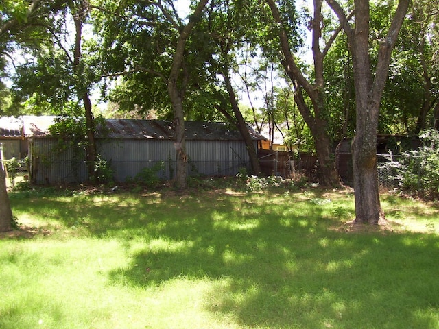 view of yard