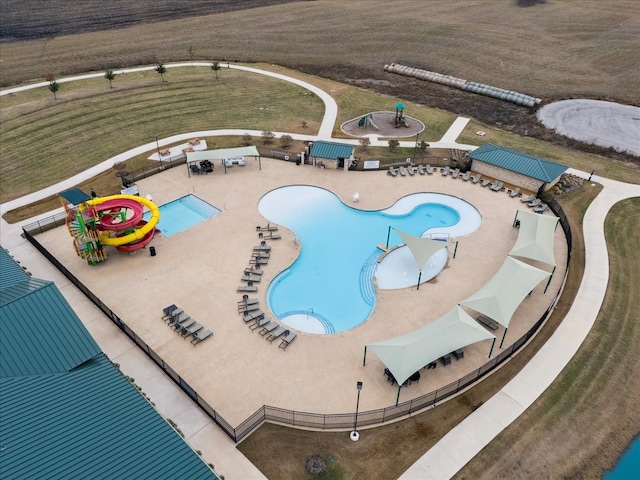 view of pool