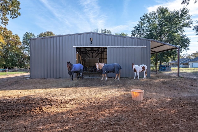 view of outbuilding