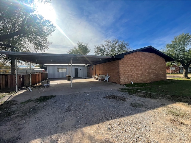 view of back of house